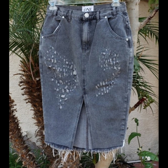 One Teaspoon Phantome Cadillac Gray One Teaspoon - Picture 2 of 5